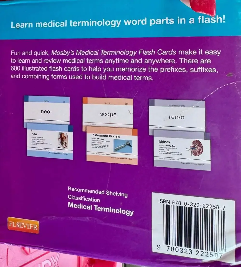 Mosby's Medical Terminology Flash Cards 3rd Edition:211-599